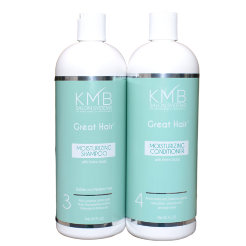 KMB Salon GreatHair Moisturizing Shampoo & Conditioner Duo